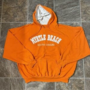 Myrtle Beach South Carolina Long Sleeve Pullover Hoodie Pacific & Co Size XL